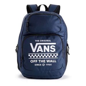 Vans Holden Backpack Blue Full Size 19” Bag